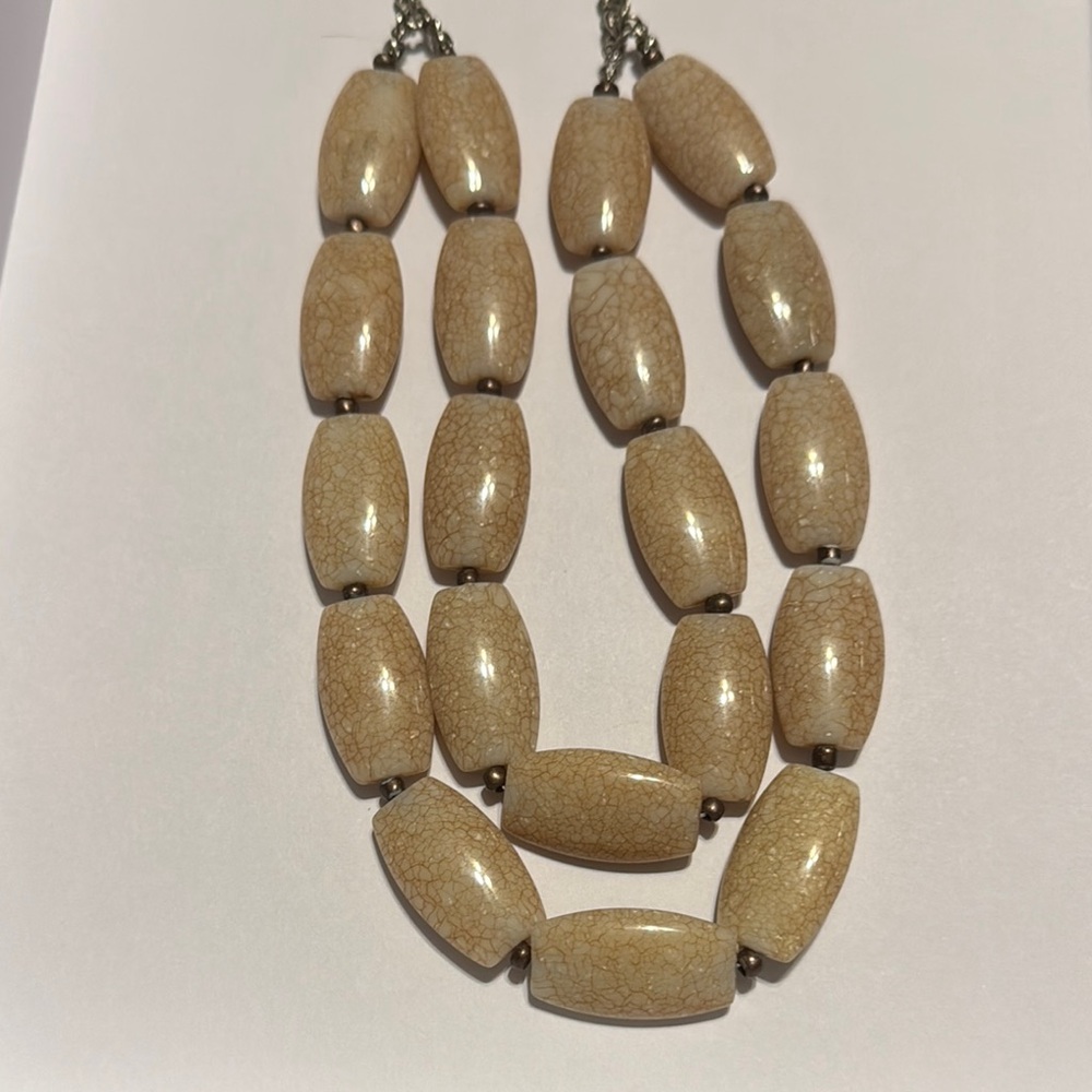 Banana Republic Gold Double-Strand Necklace - Picture 2 of 3